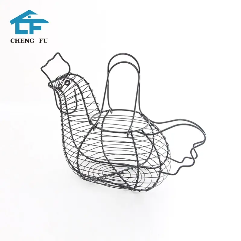 Best price of small chicken shaped egg hatching wire storage basket