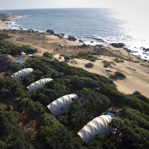 Modèle cocon de <span class=keywords><strong>tente</strong></span> de luxe Safari Glamping avec salle de bain PVDF insonorisé pour Resort - Product Image 6