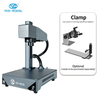 Graveur et découpeur laser à fibre de bureau Yeelaser - CNC à levage automatique, puissance 20W, polyvalent pour métal, cuir, bois, plastique, pierre, caoutchouc - Nouveau