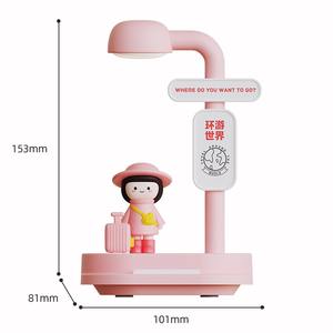 Nouvelle veilleuse de chevet USB rechargeable avec support de téléphone portable, veilleuse créative, cadeau de Saint-Valentin, lumière d'ambiance - Product Image 5