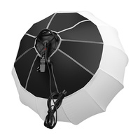 Boîte à lumière souple pliable en forme de boule Triopo Lantern 25,5 pouces, compatible avec les flashs de studio Triopo Speedlite.