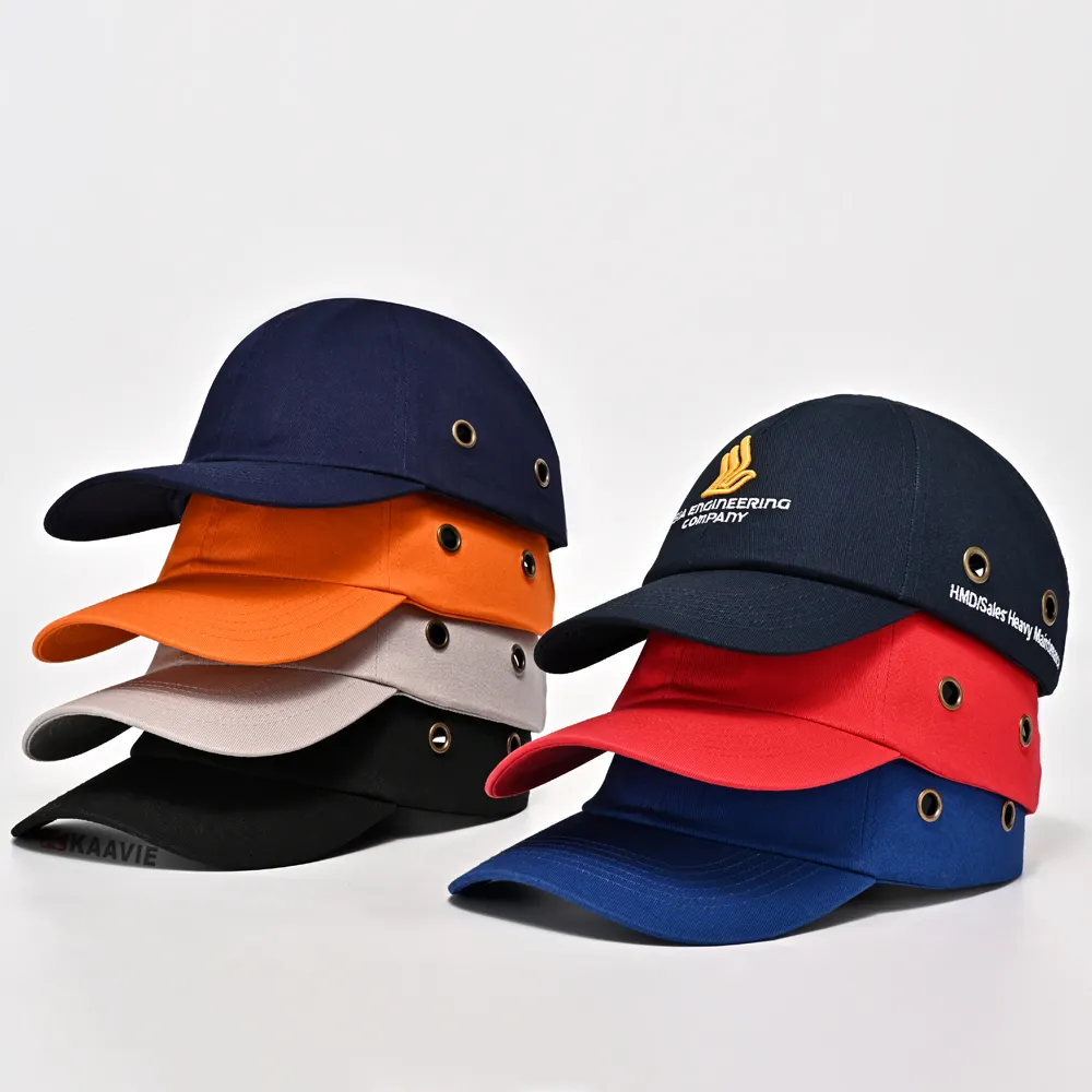 Benutzer definierte Logo-Hüte Hochwertige Schließ schutz ausrüstung Schutzhelm Hersteller Leichte Kappe Hut Hard Bump Cap Sicherheit
