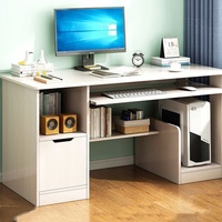 Vente en gros d'usine Grand bureau d'ordinateur de bureau avec rangement Mobilier de chambre à coucher pour bureau à domicile Grand bureau d'écriture
