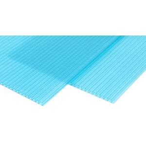 Lámina de <span class=keywords><strong>Policarbonato</strong></span> Transparente de Doble Capa, Lámina de PC de Pared Doble de 4 mm y 10 mm con Bloqueo UV, para Decoración de Techos - Product Image 2