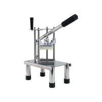 Hete verkoop kleine handmatige verticale frietjes- en komkommer-/aardappel snijmachine voor thuisgebruik, ook geschikt voor fruit.
