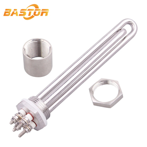 Resistencia de Calentador de Agua Tubular Eléctrico de Inmersión de 380v, 3 Fases, 4.5kw - Product Image 1