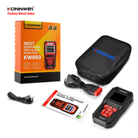 Escáner de Fallas Automotriz KONNWEI OBD2 EOBD OBD1 KW850, Herramienta de Diagnóstico, Escáner EVAP, Lector de Códigos de Error