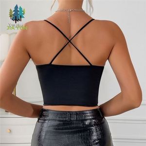KI <span class=keywords><strong>ME</strong></span> ANGEL Top Vintage Bianco con Camelia e Perle, Scollo a V Profondo in Stile Francese, Elegante Top a Sottoveste con Spalline a Lisca di Pesce e Top Nero Sexy - Product Image 5