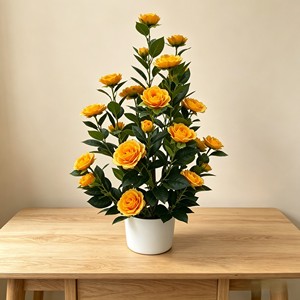 <b>Artificial</b> Camellia <b>Tree</b> Faux Camellia <b>Tree</b> Camellia <b>Tree</b> Potted - Product Image 5