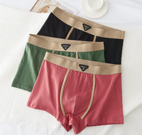Nouveaux boxers en coton pour hommes, de haute qualité, antibactériens, respirants, avec grande poche, pour homme, personnalisables