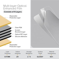 Verre trempé TPU Premium pour VIVO V30 Light 3D Film de couverture complète protecteur d'écran de téléphone portable pour VIVO iQOO Neo 7