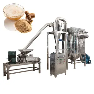 Comercial automático azúcar de soja hierba seca jengibre Moringa Curry Chile especias cúrcuma polvo molinillo máquina de molienda
