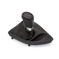 Poignée de levier de vitesse de voiture avec soufflet en cuir pour boîte de vitesses manuelle à 5/6 vitesses pour BMW Série 1 E81 E82 E87 E88 2003-2013 Intérieur