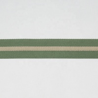 Rubans tissés en polyester rayés personnalisés de 38 mm, ruban jacquard épais pour les sangles de sac