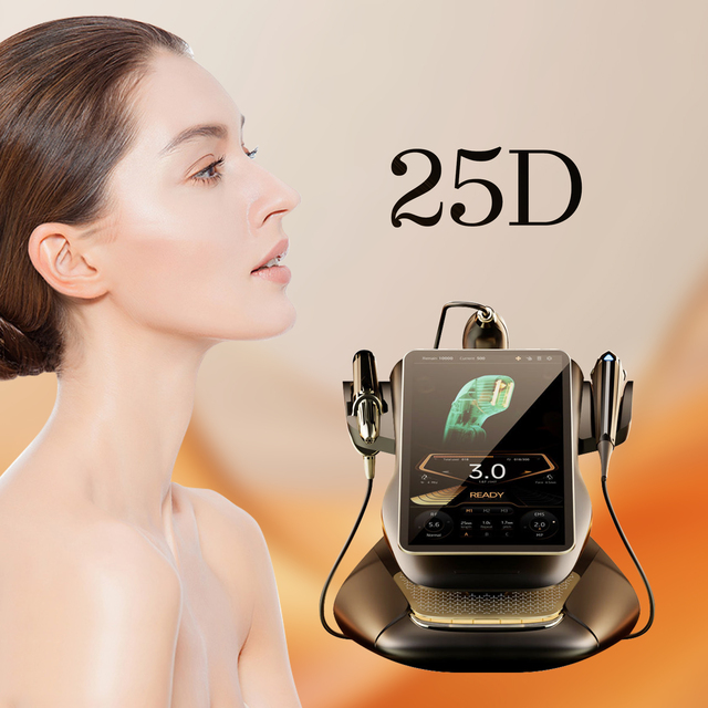 Body 25D Hifu Machine Face Lifting Fat Removal Shrinking Pores Remove Scars Acne Improve Skin Elasticity Hifu Machine