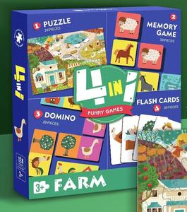 Set di Giochi Puzzle 4 in 1 Personalizzato EPT, Gioco di Memoria, Puzzle, Carte Flash, Puzzle Educativi per Bambini - Product Image 6