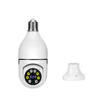 360 Degree Panoramic Dual LED Night Vision CCTV Wireless Auto Tracking Bulb PTZ Camera