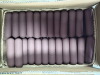 Haltères en silicone pour femmes, rose, paire, antidérapants, côtés hexagonaux, ensemble d'haltères pour la maison, la salle de sport, la marche, le yoga, la barre, le Pilates