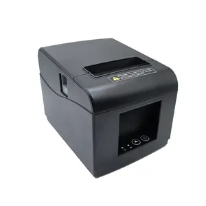 Impressora térmica de bilhetes POS para caixa registradora ou recibos de cozinha, impressora de recibos de mesa de 80 mm