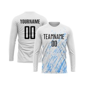 Lightweight <b>Long</b> Sleeve Soccer Jersey Football Shirt Breathable Performance Sportswear for Team Training Competitive <b>Matches</b> - Product Image 1