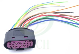 2011-2015アウディ用14ワイヤーヘッドライトピグテールハーネス1J0973737 - Product Image 3