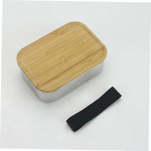 กล่องข้าวสแตนเลสพกพาขนาด 800 มล. พร้อมฝาปิดสำหรับใส่อาหาร - Product Image 3