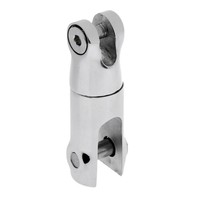 Accessoires de quincaillerie marine et nautique Dongying – Raccord d'ancrage pivotant à 2 sections en acier inoxydable 316 à sens unique