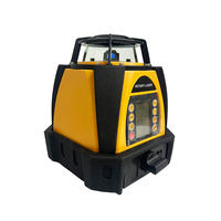 Niveau laser rotatif à lignes croisées vertes, capteur électronique, nivellement rapide, laser rotatif avec écran LCD pour l'agriculture, émetteur