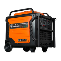 Expédition rapide générateur d'onduleur silencieux grande puissance portable 8kw générateur d'onduleur pour camp
