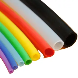 OEM Custom Color Soft Clear Thin Silicone Tubes High Quality China Factory Manufacturer Rubber Products