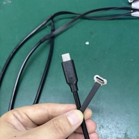 Cable FFlat FFC USB tipo C con conector en ángulo para cable FPC de cinta delgada FPV con ángulo