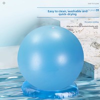 Pelota de Yoga Pequeña de PVC Antiexplosión para Mujer, 25 cm, Mini Pelota para Adelgazar la Cintura y Levantar Glúteos, Equipo de Fitness
