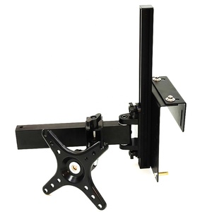 Chất lượng cao 14-27 inch TV monitor bàn núi đứng có thể điều chỉnh chiều cao nghiêng xoay VESA 75x75 mạnh mẽ tấm chế tạo kim loại - Product Image 3