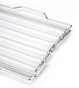 Support à poulet rôti pliable en acier inoxydable, multifonction, portable, réutilisable, réglable, résistant à la chaleur, non revêtu, pour four et charbon de bois - Product Image 3