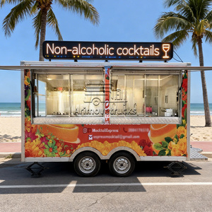Chariot de nourriture mobile de rue, <span class=keywords><strong>crêpes</strong></span>, smoothies, desserts, pancakes, gaufres, camion de nourriture pour desserts et pâtisseries, chariot de nourriture glacée à vendre - Product Image 1