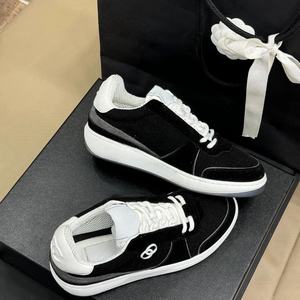 2026 Designer Shoes Fashion Retro <b>Black</b> White <b>Sneakers</b> Women's Outdoor Casual Shoes - Product Image 2