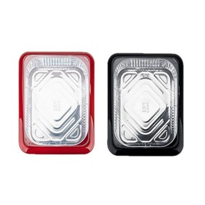 Boîte à lunch portable Strosen 2 en 1 en aluminium pour le camping en plein air, pour les barbecues, boîte à lunch standard peu profonde de taille moyenne - Product Image 1