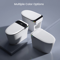 WC intelligent électrique automatique avec siège chauffant, télécommande, cuvette en céramique, pour usage hôtelier