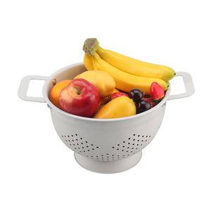 Premium Stainless Steel <b>Colander</b> Set of 3 Deep Kitchen <b>Strainer</b>, 1.5, 3 & 5 Quarts Metal Bowl Drainer with Handle - Product Image 6