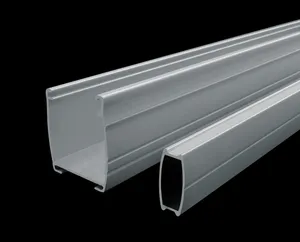 Desain Modern tirai Aluminium tunggal Aksesori gorden Venesia berkualitas tinggi untuk rel tirai lurus untuk penggunaan di rumah