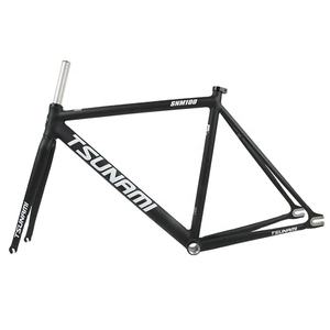 Tsunami quadro de bicicleta snm100 700c, quadro de engrenagem fixa de alumínio para bicicleta, 49cm/52cm/55cm, quadros de peças de bicicleta rac