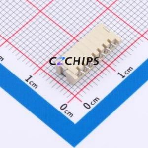 HCZZ0323-7 Wire-to-Board Pin Header SMD,P=1.5mm,Horizontal Mount Connector 1x7P 1.5mm Horizontal Mount ZH - Product Image 2