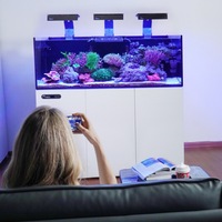 Meiguang MAXSPECT Aquarium professionnel en verre super blanc LS Atoll Smart Set avec système de filtration double cœur et contrôle par application pour usage domestique
