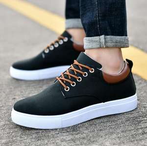 <span class=keywords><strong>รองเท้า</strong></span>ผ้าใบชายสไตล์เกาหลี,ใหม่ปี2022<span class=keywords><strong>รองเท้า</strong></span>ลำลองเข้าได้กับทุกชุดรองเท้าผ้าใบขนาดใหญ่พิเศษทันสมัยสำหรับผู้ชาย - Product Image 5