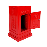 Boîte aux lettres extérieure autoportante en aluminium avec finition thermolaquée, serrure à combinaison de sécurité, pour appartement, livraison de colis