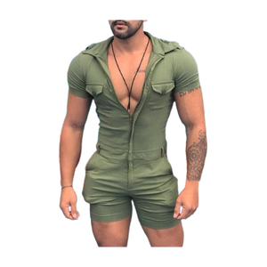 <span class=keywords><strong>Tuta</strong></span> Sportiva Estiva da <span class=keywords><strong>Uomo</strong></span>, Aderente con Zip, Casual e Sportiva - Product Image 2