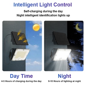 Đèn pha năng lượng mặt trời chất lượng cao 3000-5000 lumen, đèn an ninh gắn tường ngoài trời với cảm biến chuyển động - Product Image 2