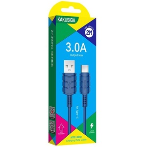 <b>Type</b> <b>C</b> Charging And Sync <b>Cable</b> 2m 3A Blue KSC 716 - Product Image 2