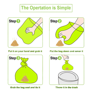 שקיות קומפוסט מתכלות לפסולת כלבים, עשויות PLA, עם אפשרות להתאמה אישית של לוגו ודוגמאות, סיטונאי ציוד לחיות מחמד - Product Image 4