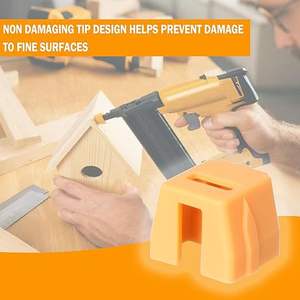 Puntas de goma para pistola de clavos Bostitch JA5101E1, almohadilla de seguridad de plástico, diseño de punta que no daña. - Product Image 1